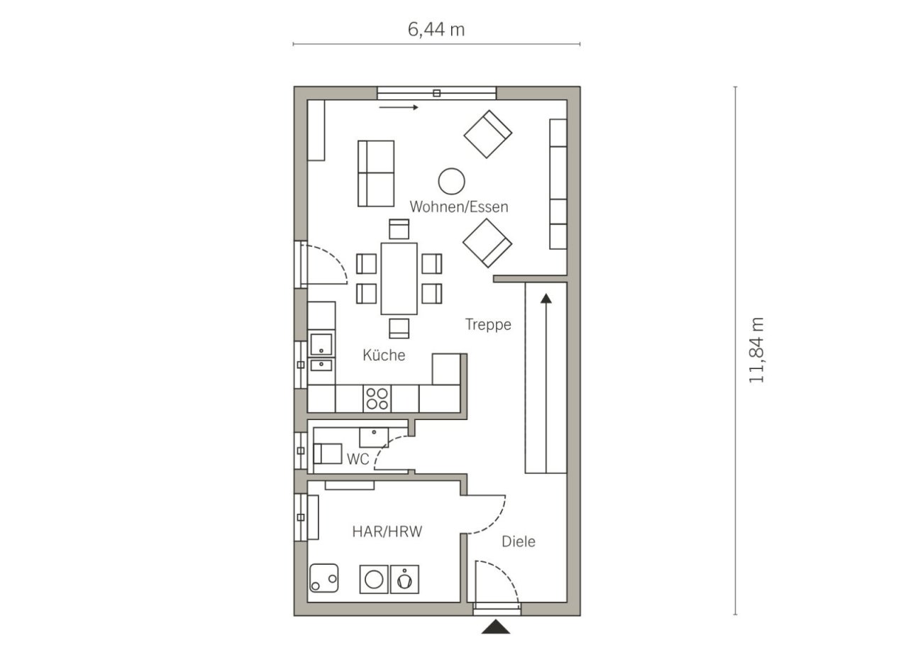 Grundriss Erdgeschoss