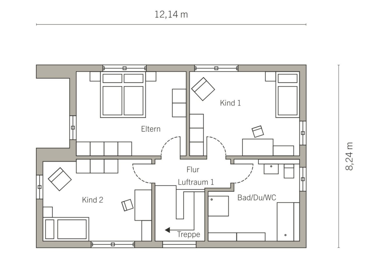 Grundriss Dachgeschoss Grundriss Dachgeschoss