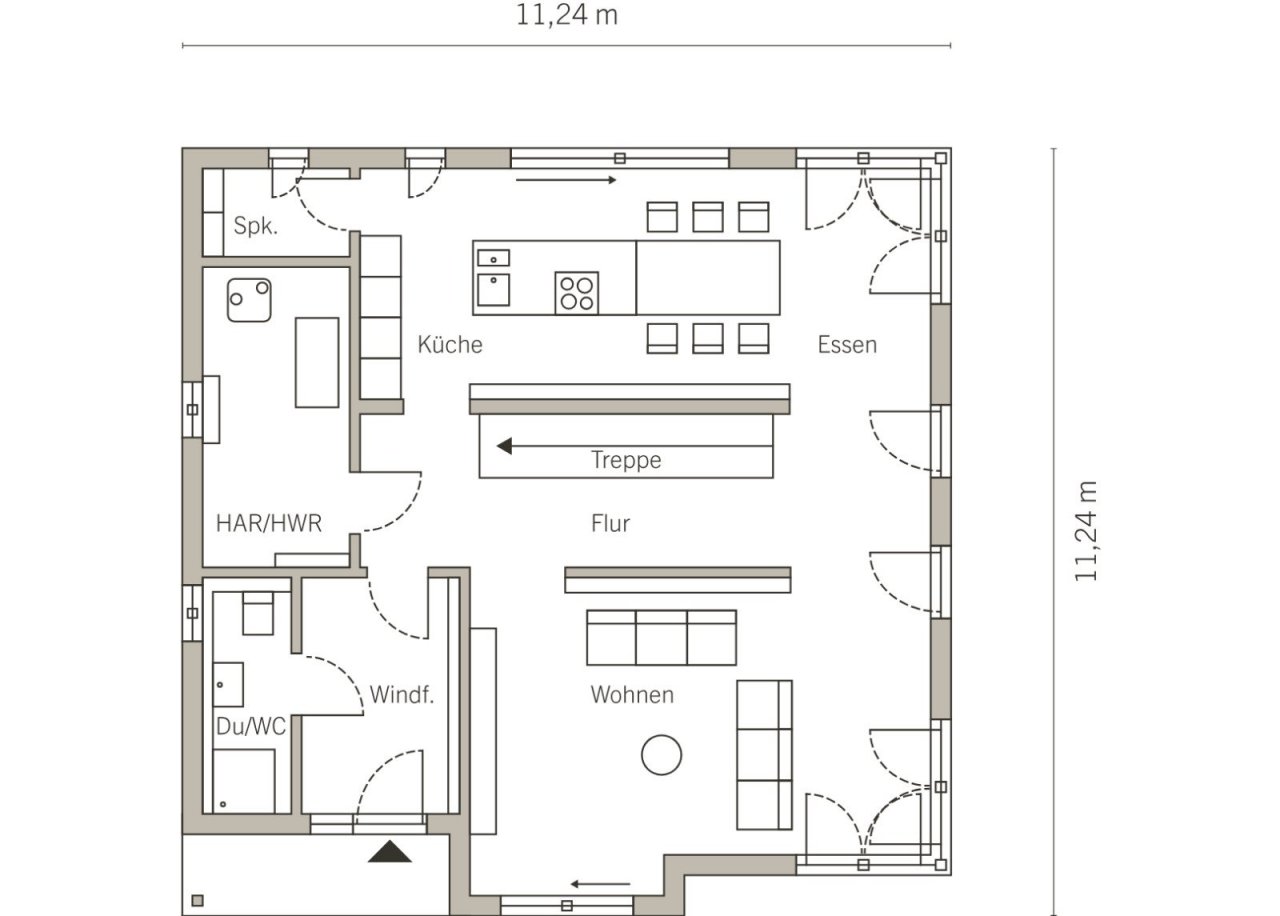 Grundriss Erdgeschoss