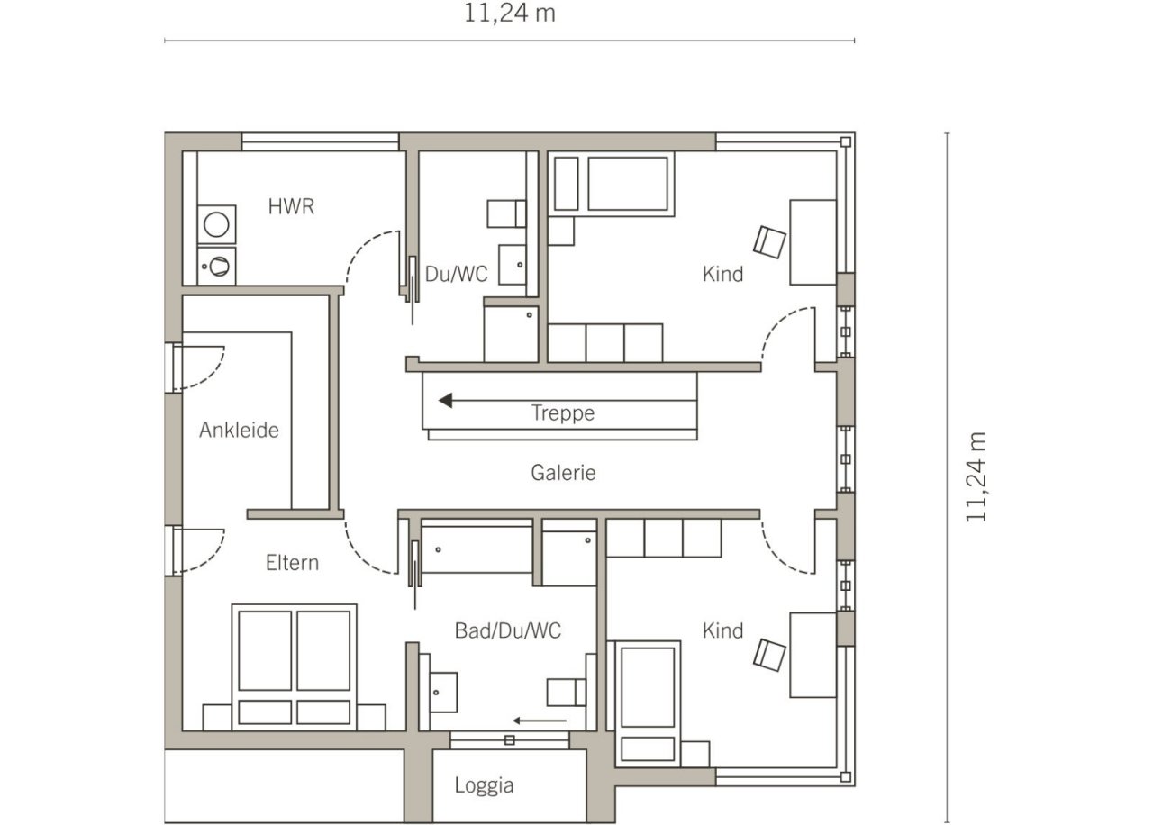 Grundriss Dachgeschoss